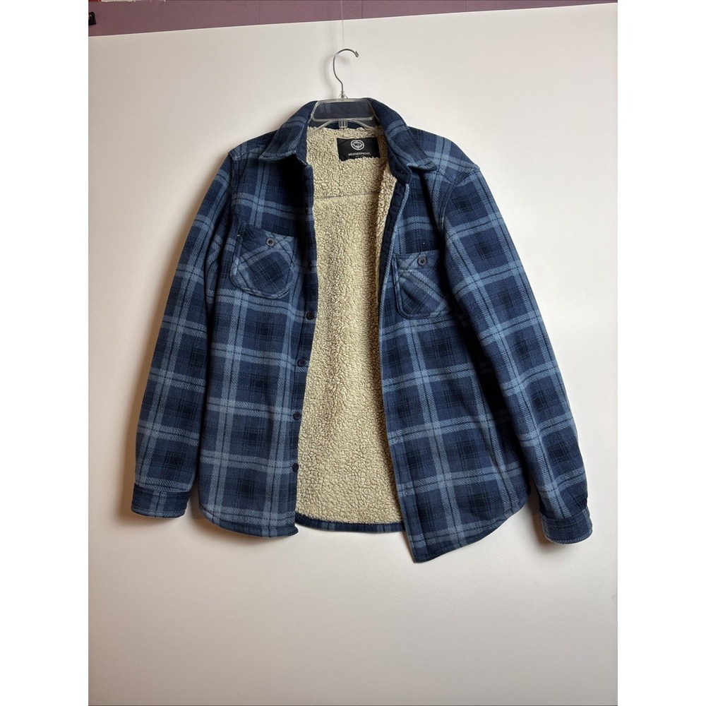 Weatherproof Blue Plaid Jacket Size Small Men's Outdoor Lumberjack Nature